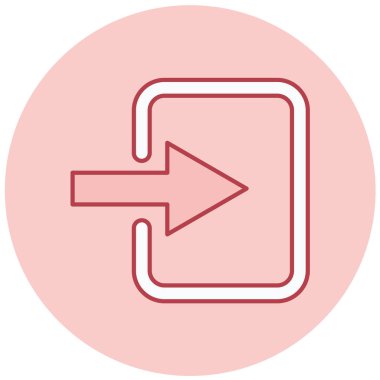 ok simgesinin vektör illüstrasyonu