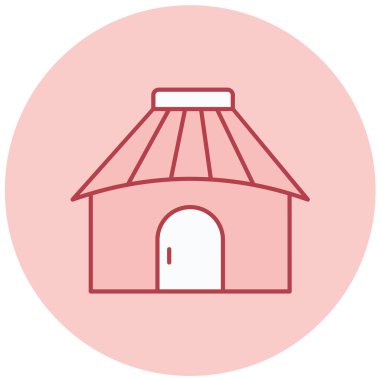 Dükkan. Web simgesi basit illüstrasyon