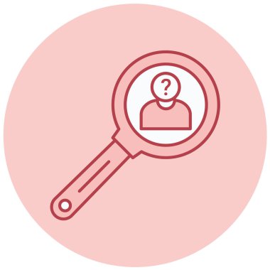 Arama simgesi vektör illüstrasyonu