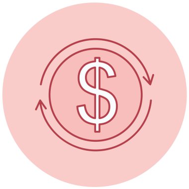 Dolar işareti vektör illüstrasyonuName