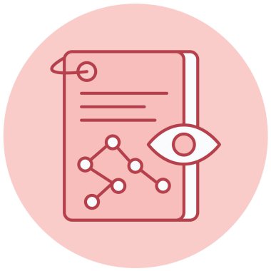 iş ve finans düz vektör simgesi.