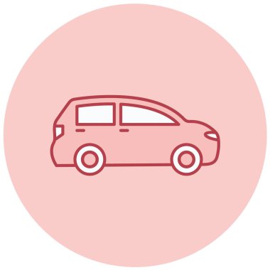 - Araba. Web simgesi basit illüstrasyon