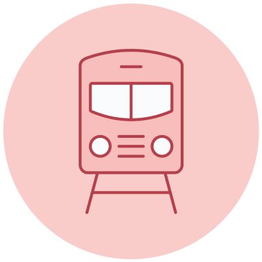 tren simgesi vektör illüstrasyonu