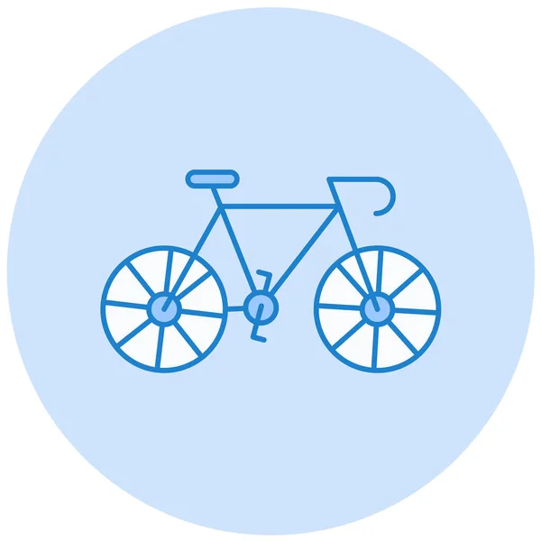 Bicicleta Ícone Vetor Ilustração —  Vetores de Stock