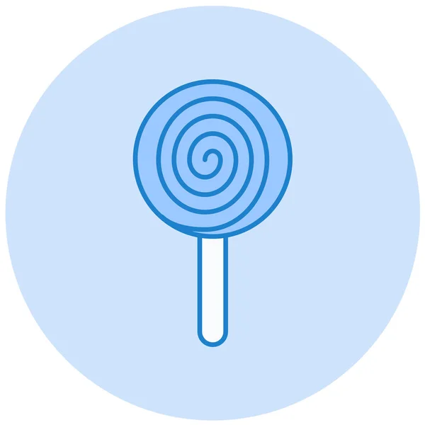 Lollipop Vector Icono Ilustración — Archivo Imágenes Vectoriales