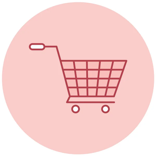 Shopping Cart Modern Icon Vector Illustration — стоковый вектор