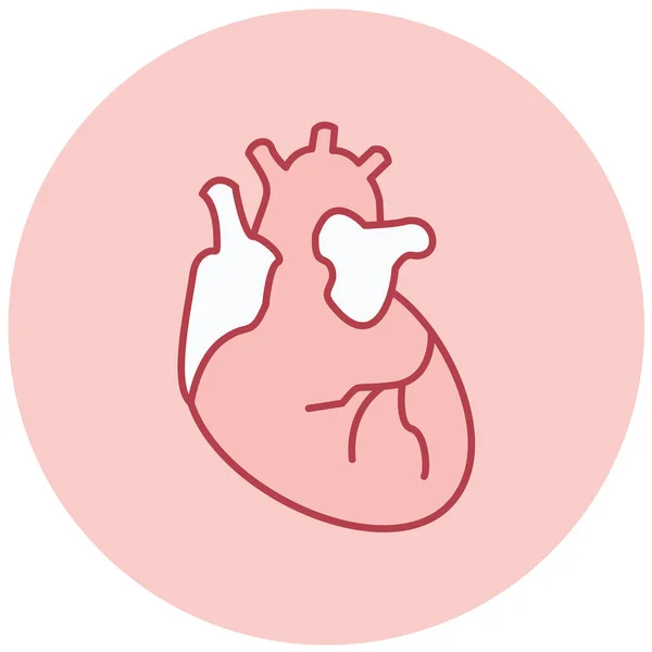 Corazón Icono Moderno Vector Ilustración — Archivo Imágenes Vectoriales