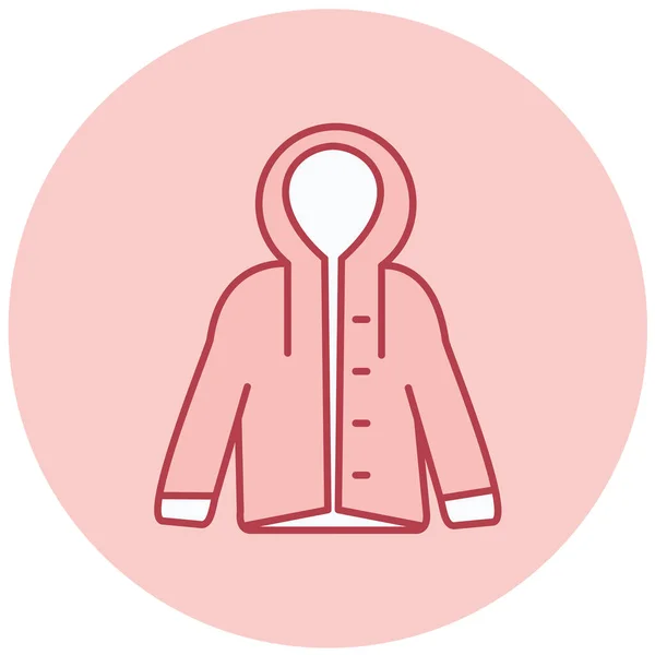 Sudadera Icono Web Ilustración Simple — Vector de stock