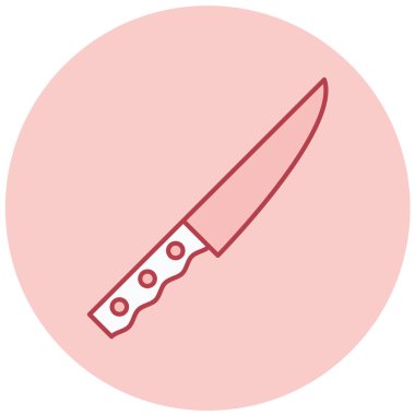 Bıçak. Web simgesi basit tasarım