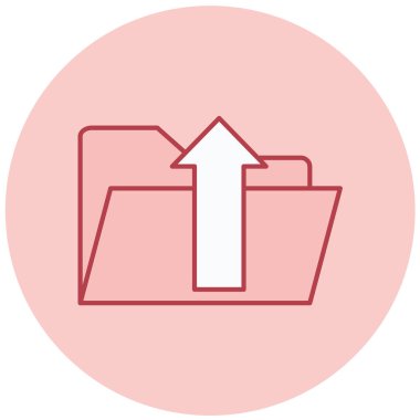 Dosya simgesinin vektör illüstrasyonu