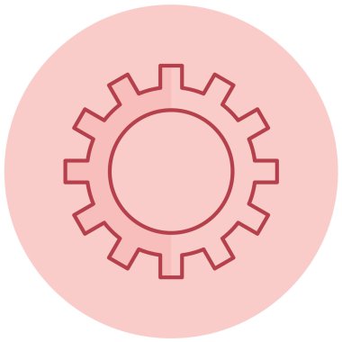 Ayarlar. Web simgesi basit illüstrasyon