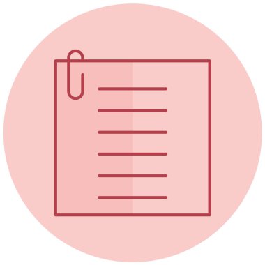 Liste. Web simgesi basit illüstrasyon