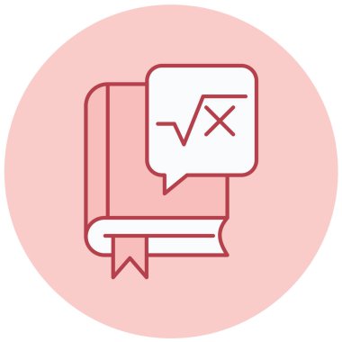 Kitap. Web simgesi basit illüstrasyon