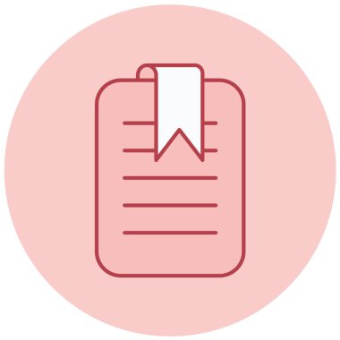 Kitap. Web simgesi basit illüstrasyon