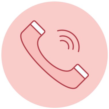 - Telefon. Web simgesi basit illüstrasyon