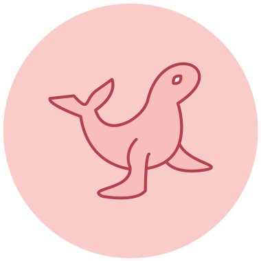 hayvan modern ikon vektör illüstrasyonu 