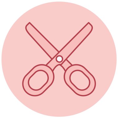 makas modern simge vektör çizimi 