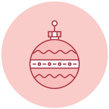 Noel topu vektör simgesi