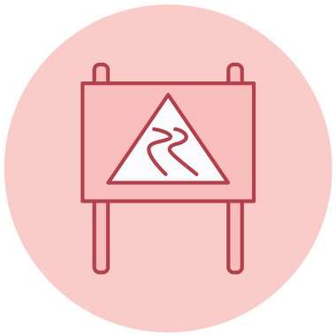 Tek bir izole simgenin vektör illüstrasyonu