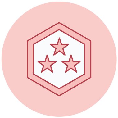 yıldız simgesi, vektör çizimi