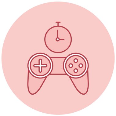 Oyun kolu. Web simgesi basit illüstrasyon