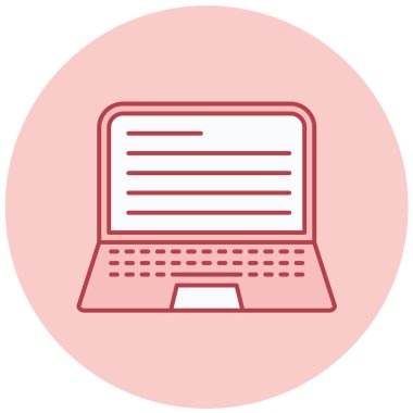 Bilgisayar. Web simgesi basit illüstrasyon