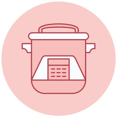 Yemek pişirmek. Web simgesi basit tasarım