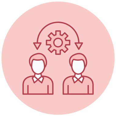 iş simgesi vektör illüstrasyonu