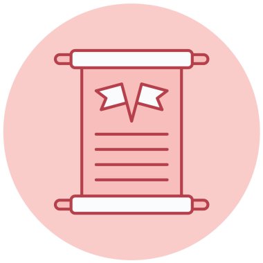 kitap, kaydırma, kalem, eğitim satırı simgesi yazılım ve web tasarımı ve dengesi için kabartma biçimi.