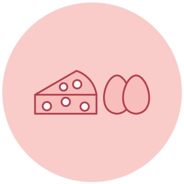 Gıda simgesinin vektör illüstrasyonu