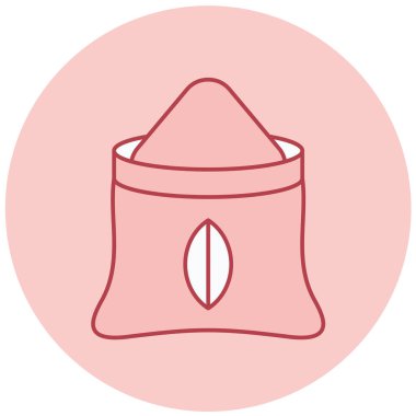 çanta simgesi vektör illüstrasyonu