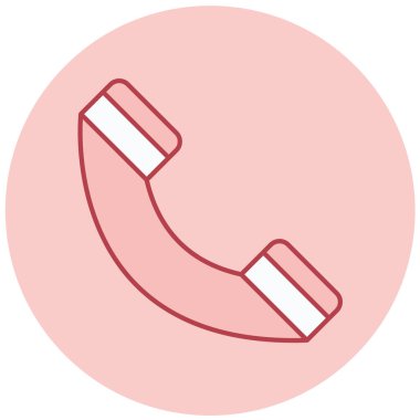 - Telefon. Web simgesi basit illüstrasyon