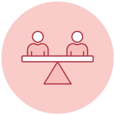 İnsan simgesinin vektör illüstrasyonu