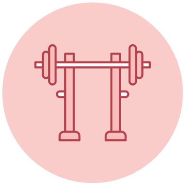 Halter. Web simgesi basit illüstrasyon