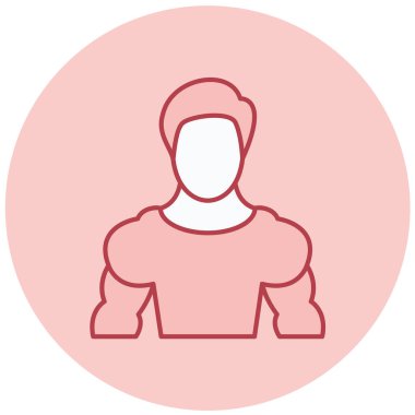 avatar. Web simgesi basit illüstrasyon