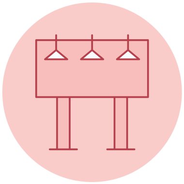 Okul. Web simgesi basit illüstrasyon