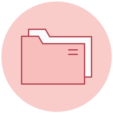 Dosya. Web simgesi basit illüstrasyon
