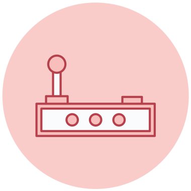 Oyun kolu. Web simgesi basit illüstrasyon