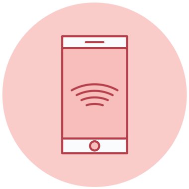 Cep telefonu. Basit resimleme