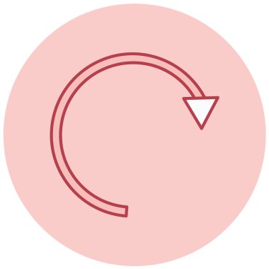 Ok. Web simgesi basit illüstrasyon