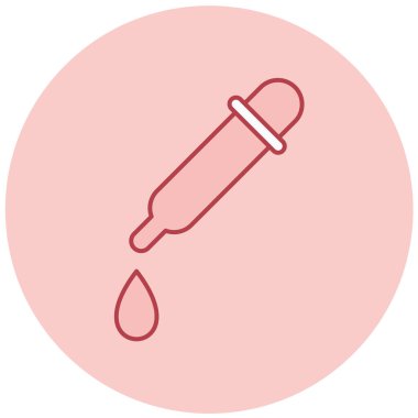 Damlatıcı vektör simgesi modern basit illüstrasyon