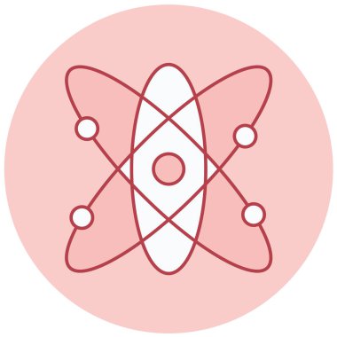 atom. Web simgesi basit tasarım
