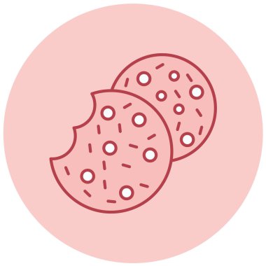 Yemek. Web simgesi basit illüstrasyon