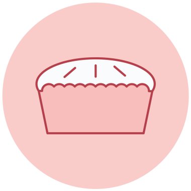 Tatlım. Web simgesi basit illüstrasyon