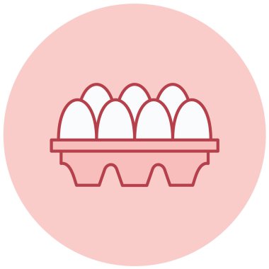 Yumurta Simgesi, Vektör illüstrasyonu