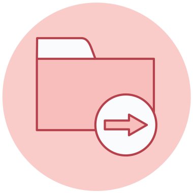 Dosya. Web simgesi basit illüstrasyon