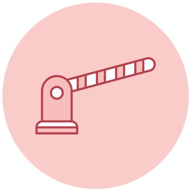 yol dairesel vektör simgesi