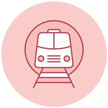 tren simgesi vektör illüstrasyonu