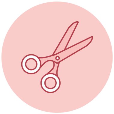 makas simgesi vektör illüstrasyonu