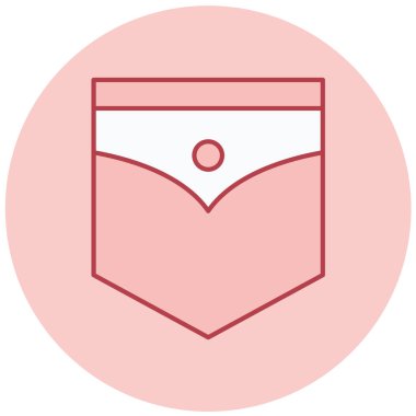 Güzel bir simgenin vektör illüstrasyonu